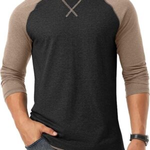 Askdeer Mens T-Shirt Long Short Sleeve 2